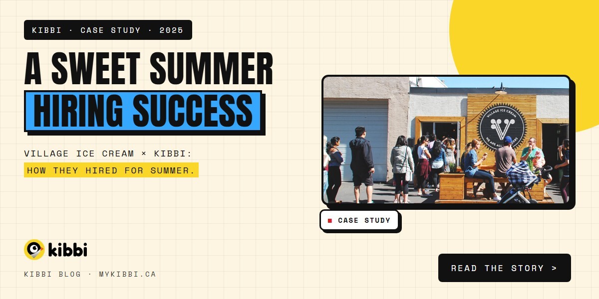 Village Ice Cream & Kibbi: A Sweet Summer Hiring Success