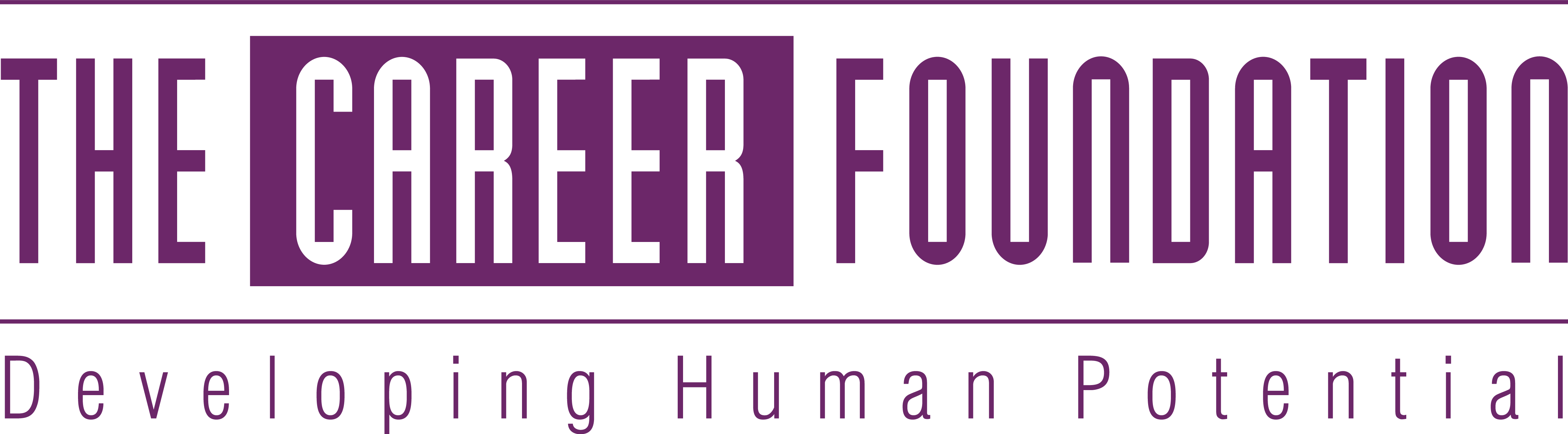 Transparent (Purple) The Career Foundation -  PNG logo (1)