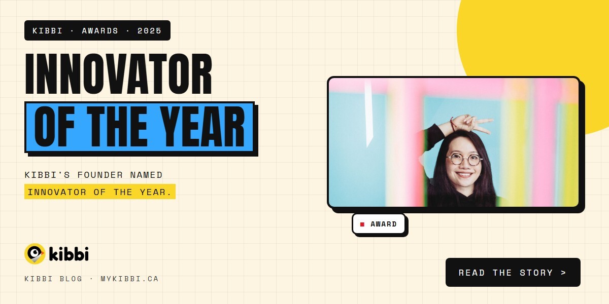 Kibbi’s Founder Named Innovator of the Year!